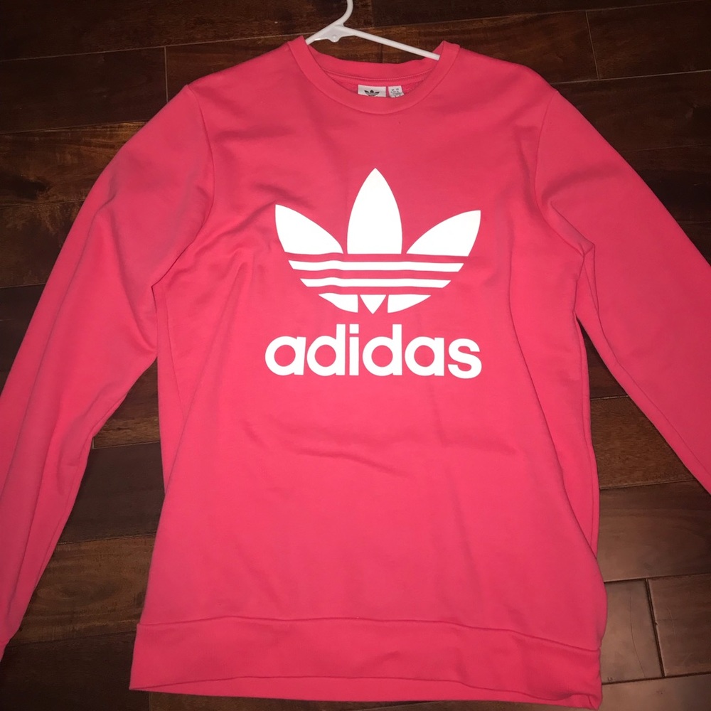 Adidas pink pullover